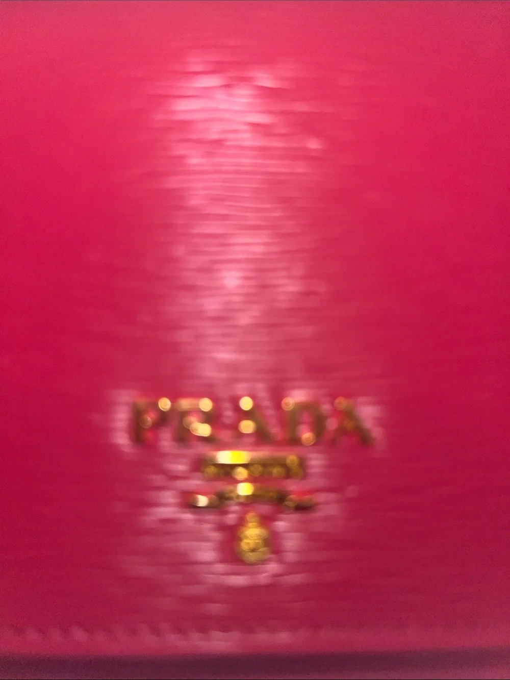 Prada Peony Saffiano Leather Wallet on Chain- No Longer Available